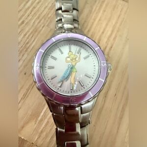Disney SII Seiko ladies tinker bell stainless steel watch NEW BATTERY